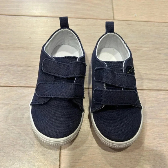 First‎ impressions navy Velcro strap sneakers - Picture 2 of 8